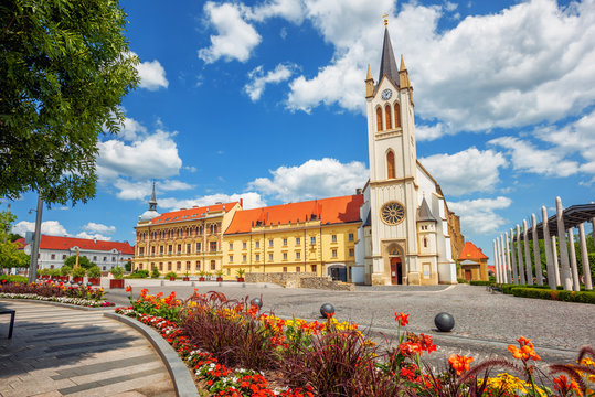 Keszthely historical Old town, Hungary