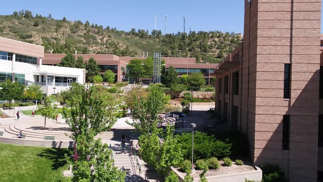 UCCS College Library and Obelisk
