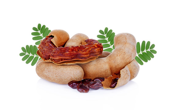 Tamarind isolated on white background