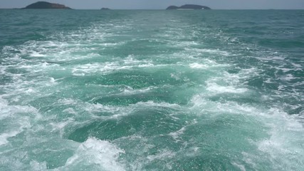 blue ocean waves in thailand