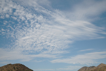Fototapeta na wymiar Cloud background sky replacement southern California 5