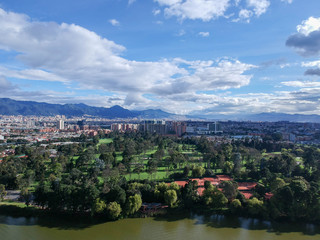 landscape city lake 