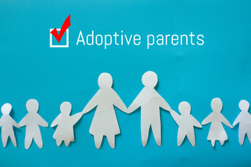Adopt a child concept image