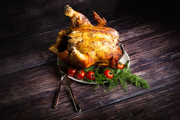 Baked in the oven chicken