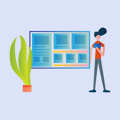 Set of Online shop Illustration for online shop, marketing, sales and sosial media. Modern flat design concept. Web page design for website and mobile website. Flat vector illustration.shop.