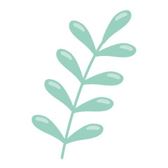 Isolated leaf design vector illustration