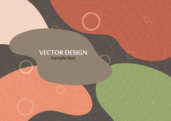 Creative abstract concept, colored shapes. Futuristic poster design with place for text or message. Colorful geometric background for use as web design, banners, posters, advertising.