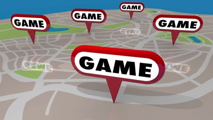 Game Locations Travel Sports Competitions Regional Events Map 3d Animation.mov