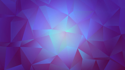 Crystal Purple Triangle Trendy Low Poly Backdrop