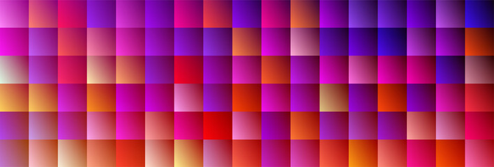 Fun Square Backdrop. Trendy Color Design BG