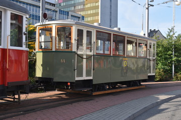 Fototapeta na wymiar old tram