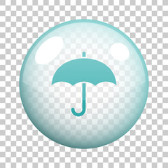 Umbrella icon vector design. Umbrella logo