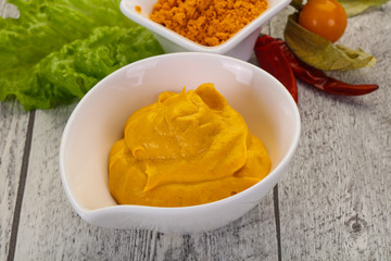 Curry sauce in the bowl