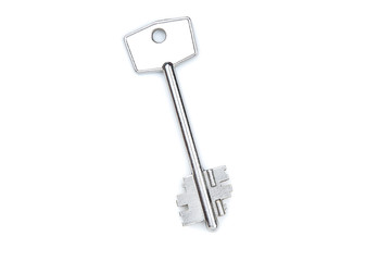 House key isolated on white background