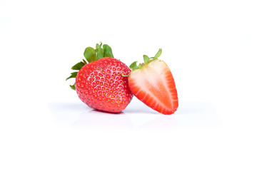Strawberry isolated on white background