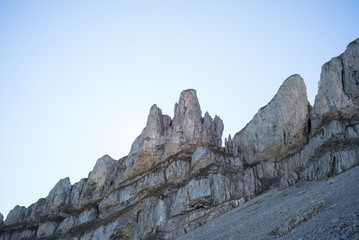 Zugspitze Wanderung Wandern Alpin Alpen Berg Fels 