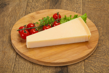 Italian traditional parmesan cheese triangle