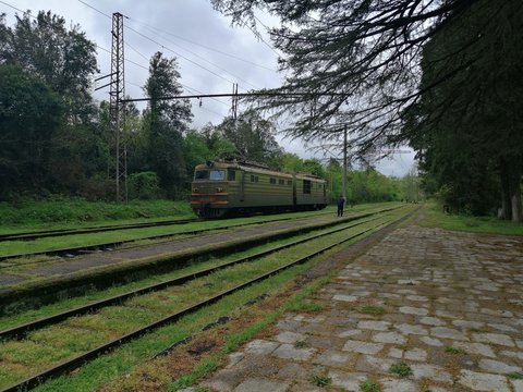 Locomotive in Tskaltubo