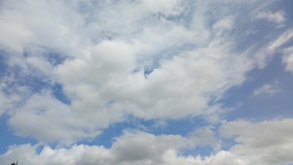 Cloud Formations On A Warm Summer Day