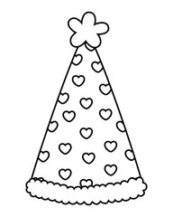 Happy Birthday and celebration hat design