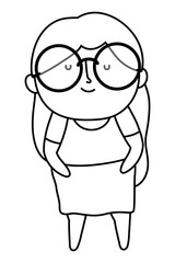 Grandmother cartoon vector design vector illustration