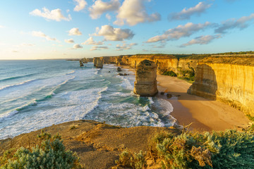 twelve apostles at sunset,great ocean road at port campbell, australia 50
