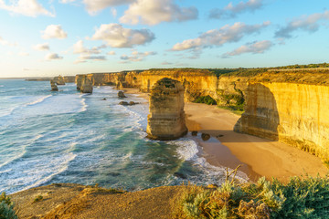 twelve apostles at sunset,great ocean road at port campbell, australia 55