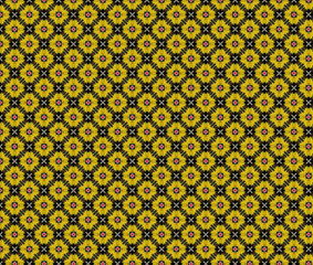 Floral seamless repeated abstract geometrical pattern, kaleidoscope 