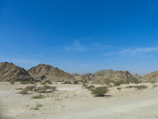 Landscape Al-Sharqiyah Mountain / Al-Sharqiyah Region between Muscat und Sur Sultanate of Oman