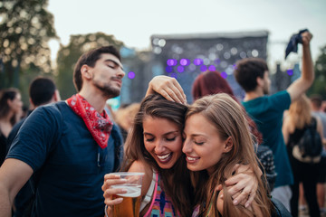 Enjoying the festival