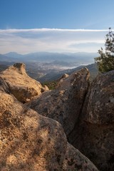 Ajacio auf Korsika bei einer morgendlichen Wanderung
