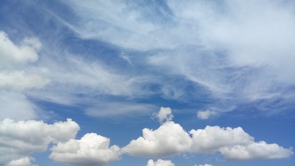 Cloud Formations On A Warm Summer Day