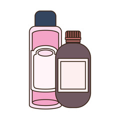 pet grooming container on white background