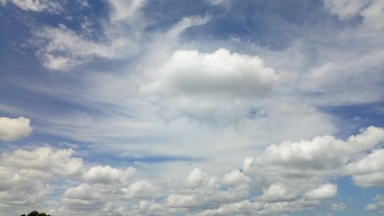 Cloud Formations On A Warm Summer Day
