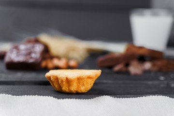 Close up cookie background