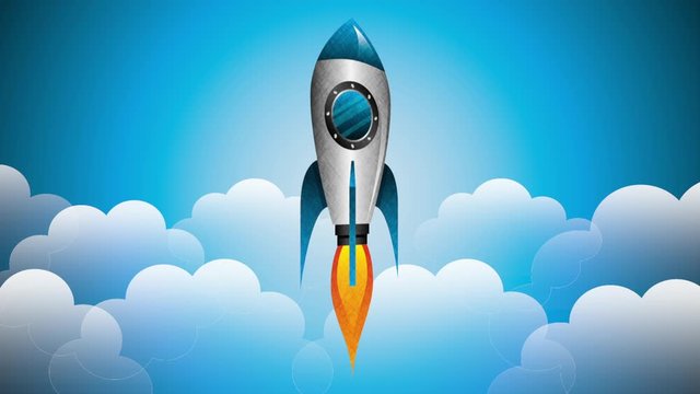rocket start up and launcher