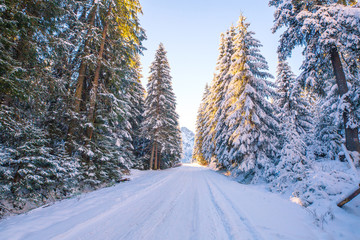 Road in mountains