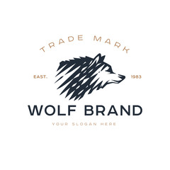 Logotype of the wolf.