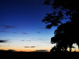 Fototapeta na wymiar sunset in kenya