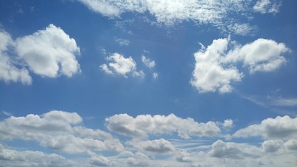 Cloud Formations On A Warm Summer Day