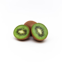 Fototapeta premium kiwi on white background