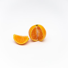 orange isolated on white background