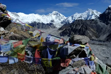 Photo sur Plexiglas Cho Oyu Panorama de l& 39 Himalaya - Cho Oyu grom Gokyo Ri