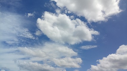 Cloud Formations On A Warm Summer Day