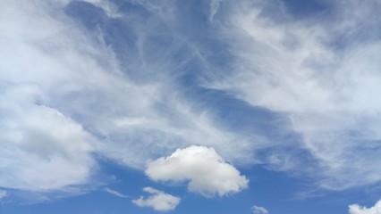 Cloud Formations On A Warm Summer Day