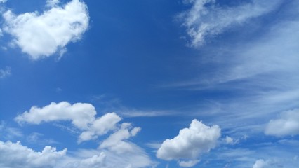 Cloud Formations On A Warm Summer Day