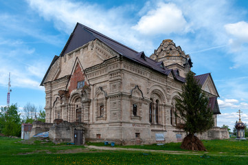 Fototapeta na wymiar Church of Saint Demetrios of Thessaloniki, Berezovka village, Dankov district, Lipetsk region, Russian Federation
