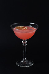 Pink cocktail