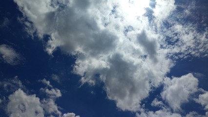 Cloud Formations On A Warm Summer Day