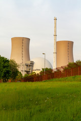 Fototapeta na wymiar Nuclear power station